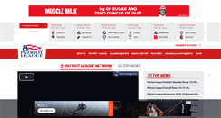 Desktop Screenshot of patriotleague.org